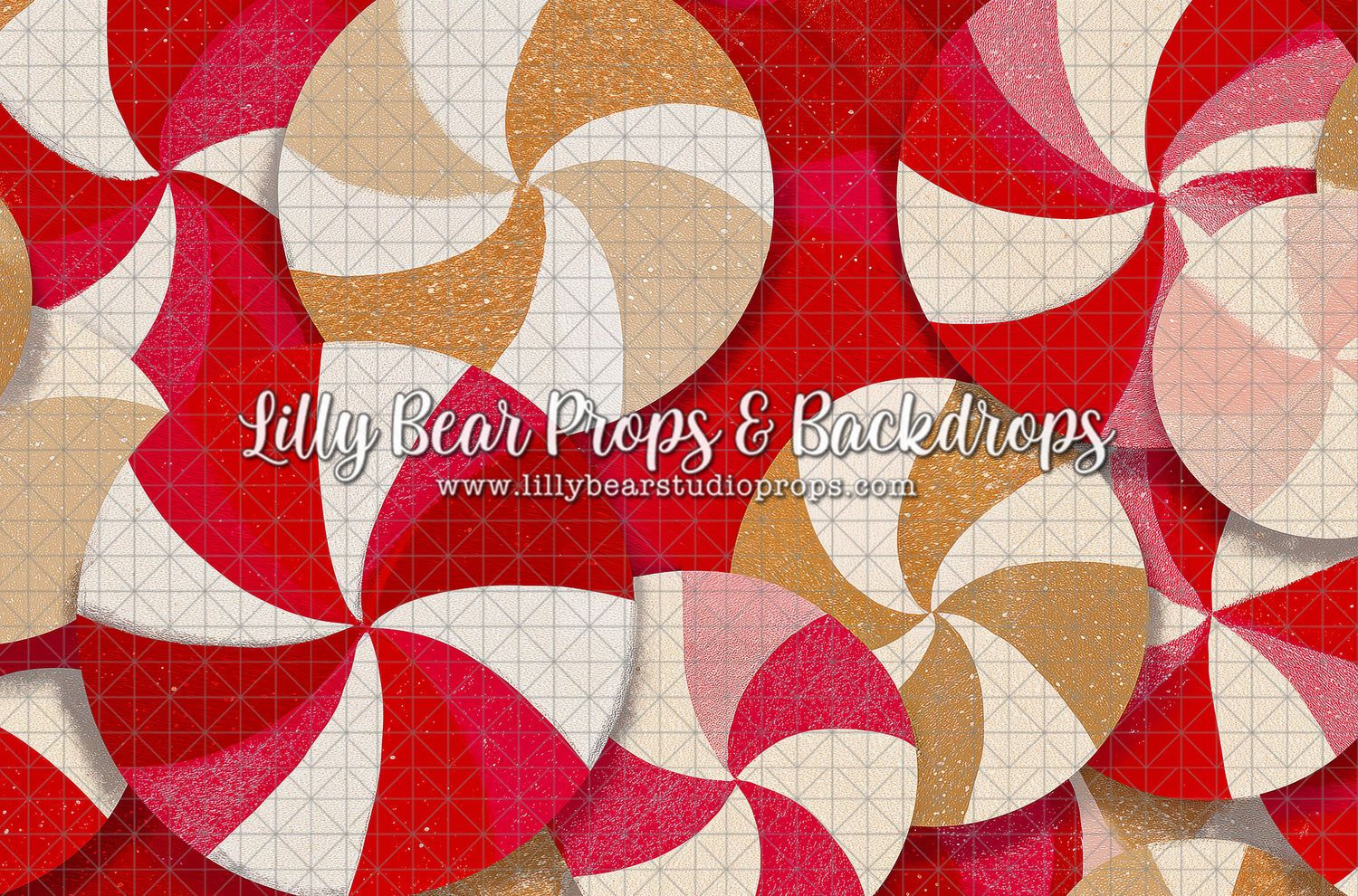 Peppermint Swirl Pop Art