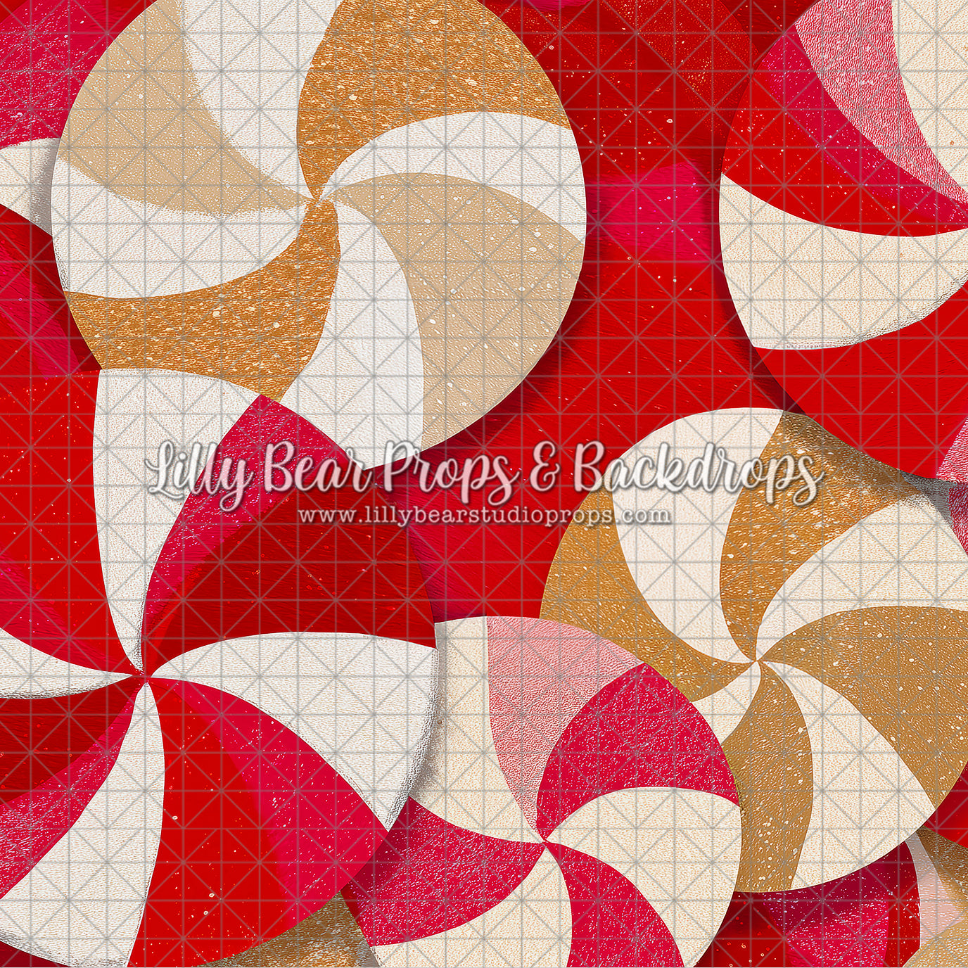 Peppermint Swirl Pop Art