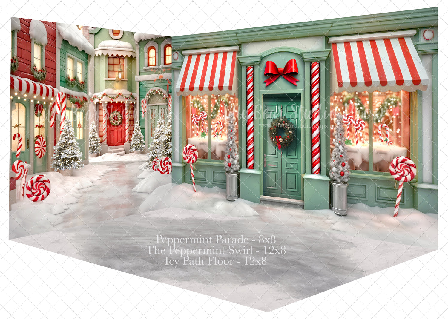 Peppermint Swirl Room