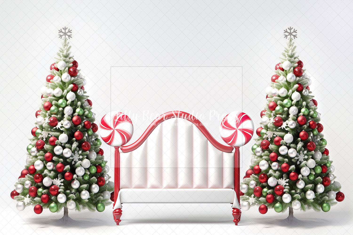 Peppermint Swirl Single Headboard