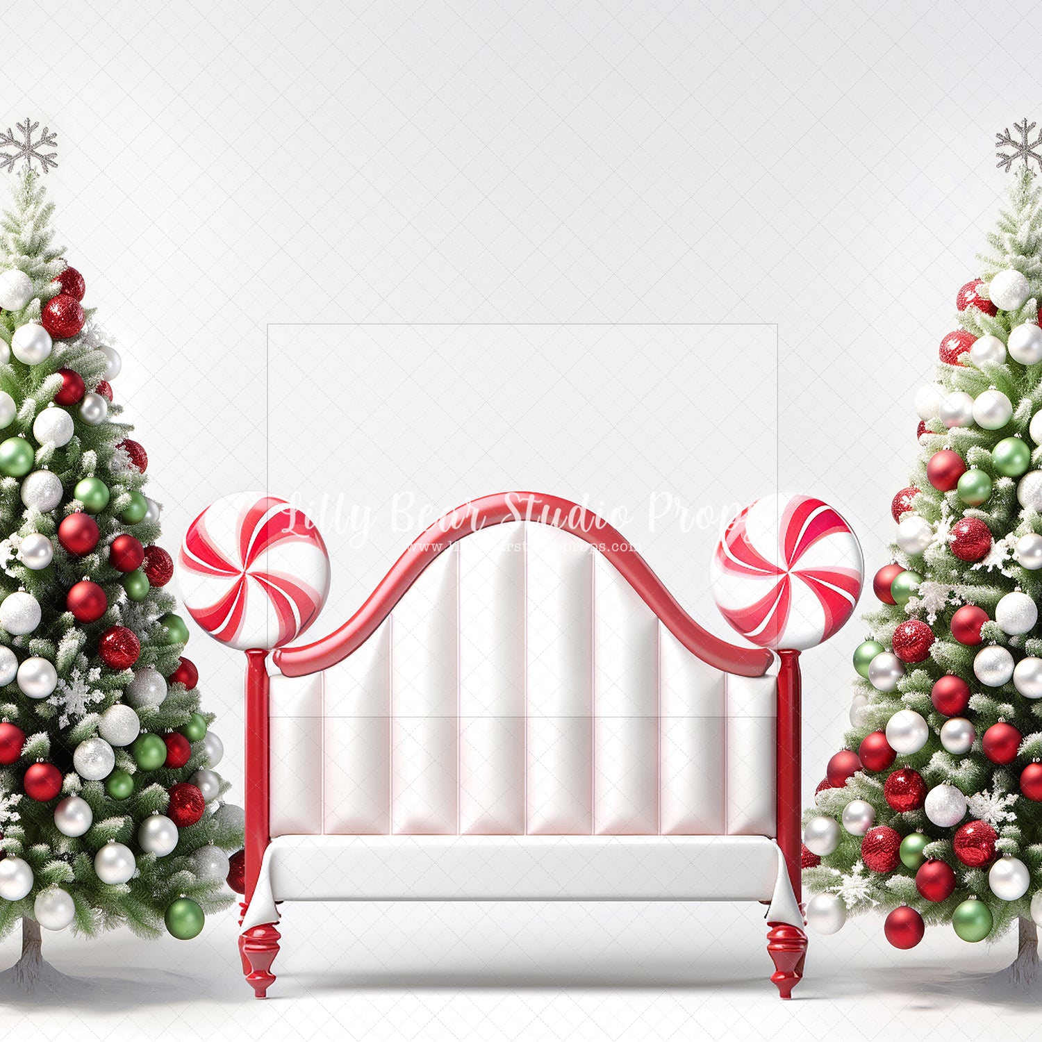 Peppermint Swirl Single Headboard