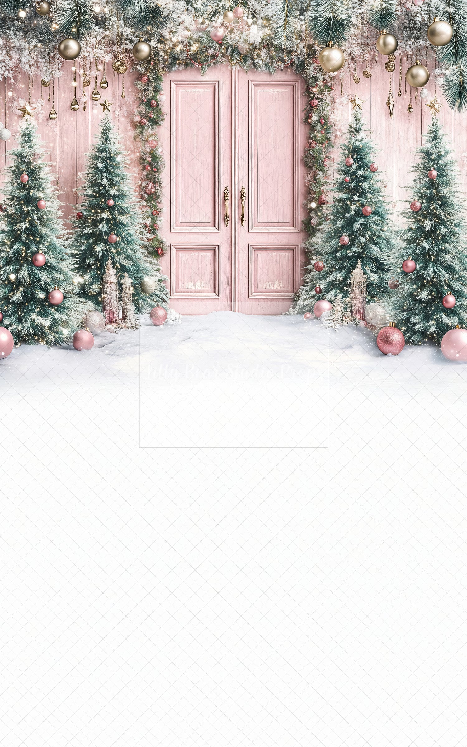 Pink Artsy Christmas Entry  - Sweep Option