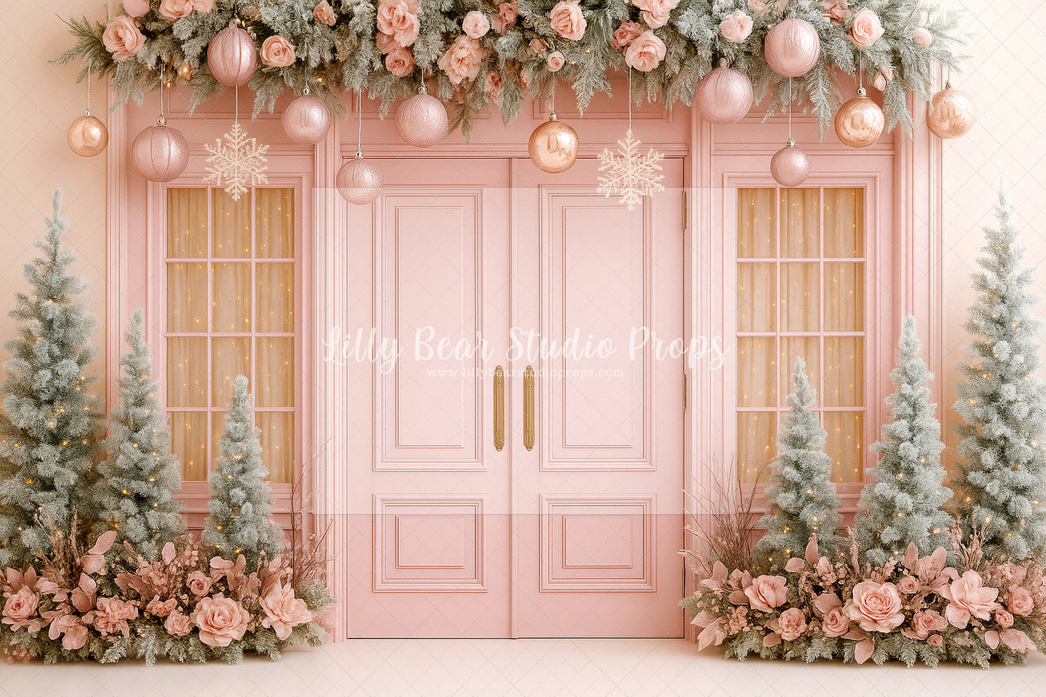 Pink Christmas and Roses