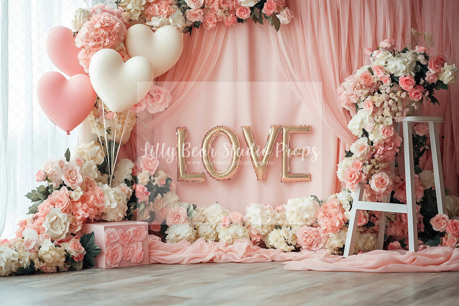 Pink Curtain Love