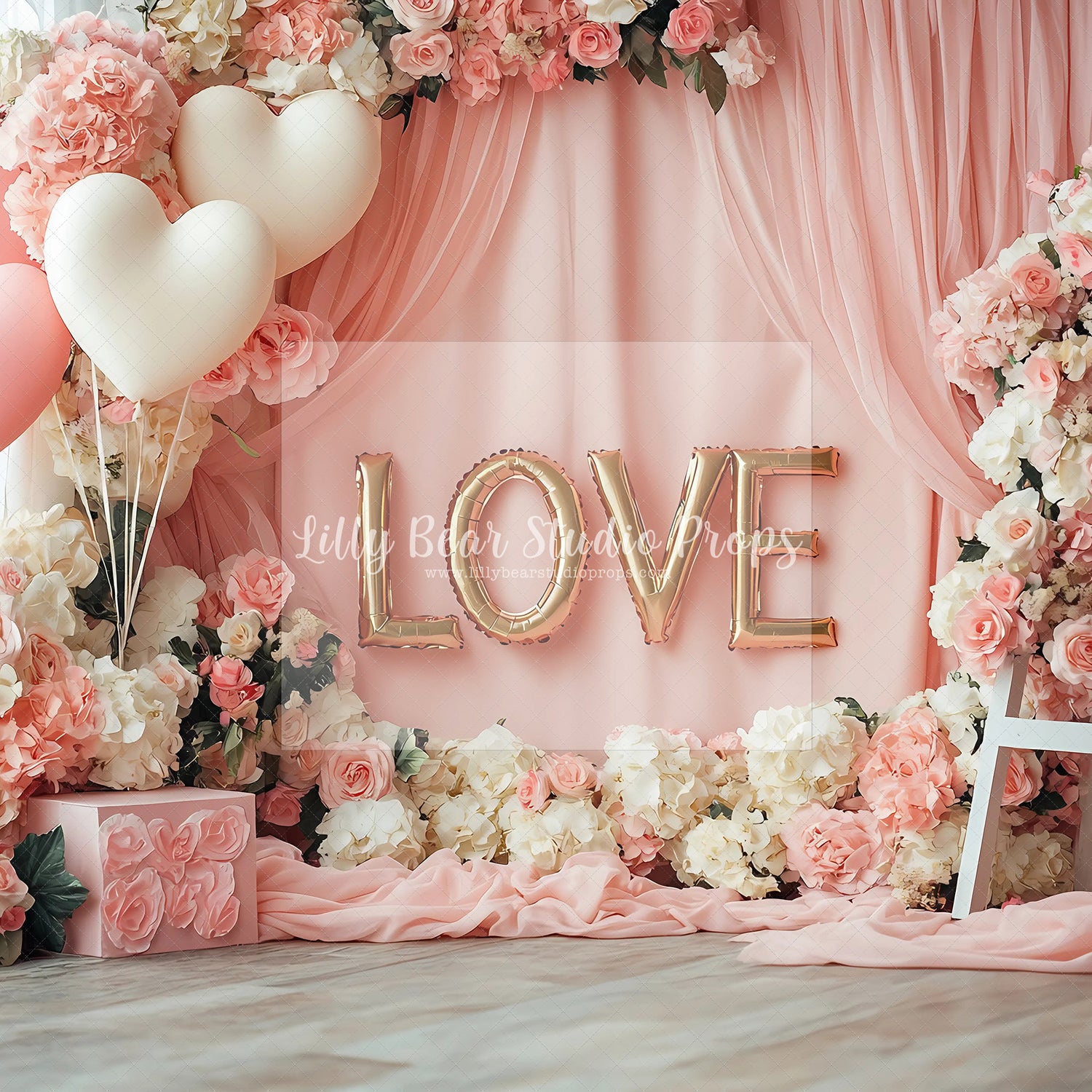 Pink Curtain Love