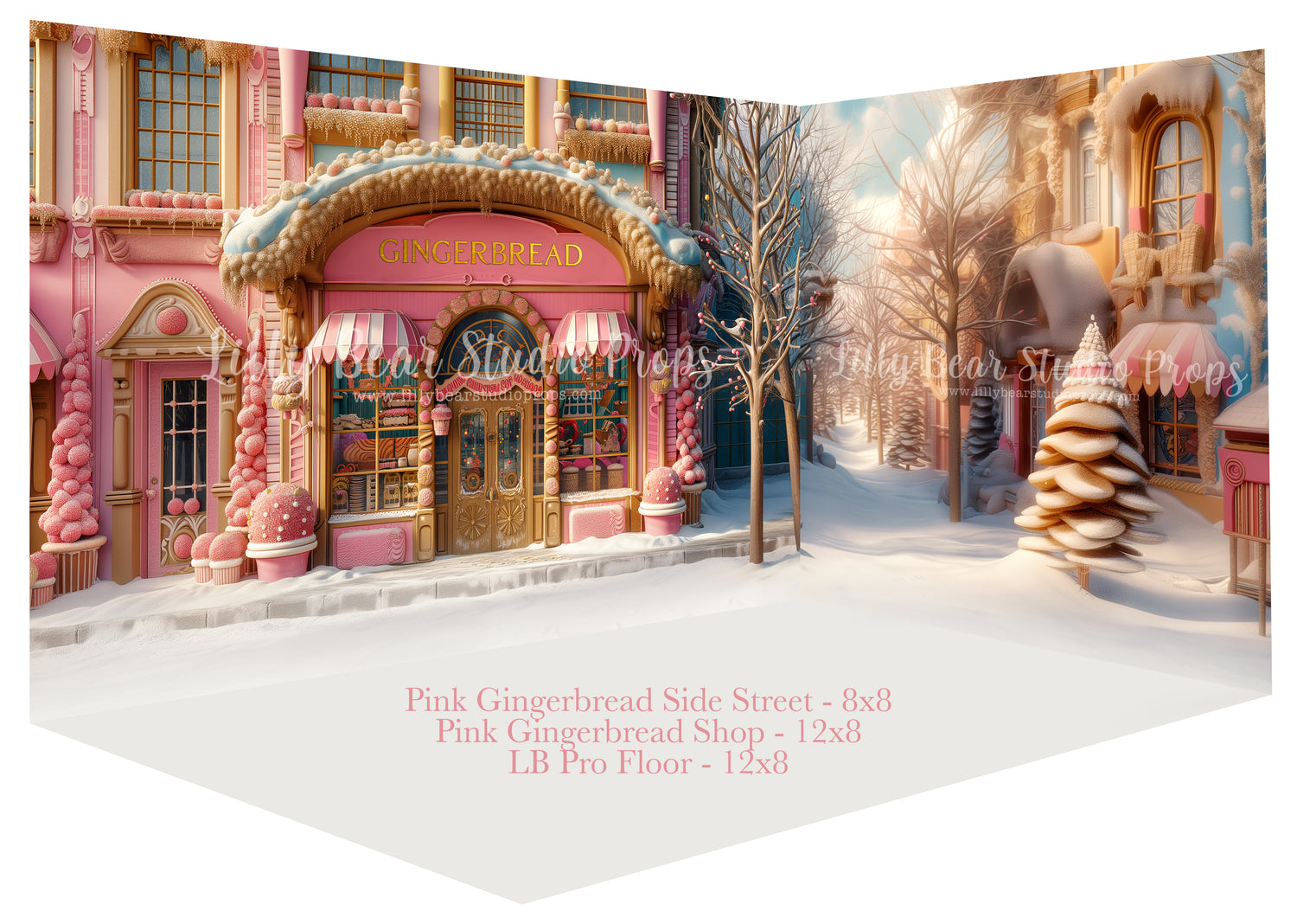 Pink Gingerbread Shop Room