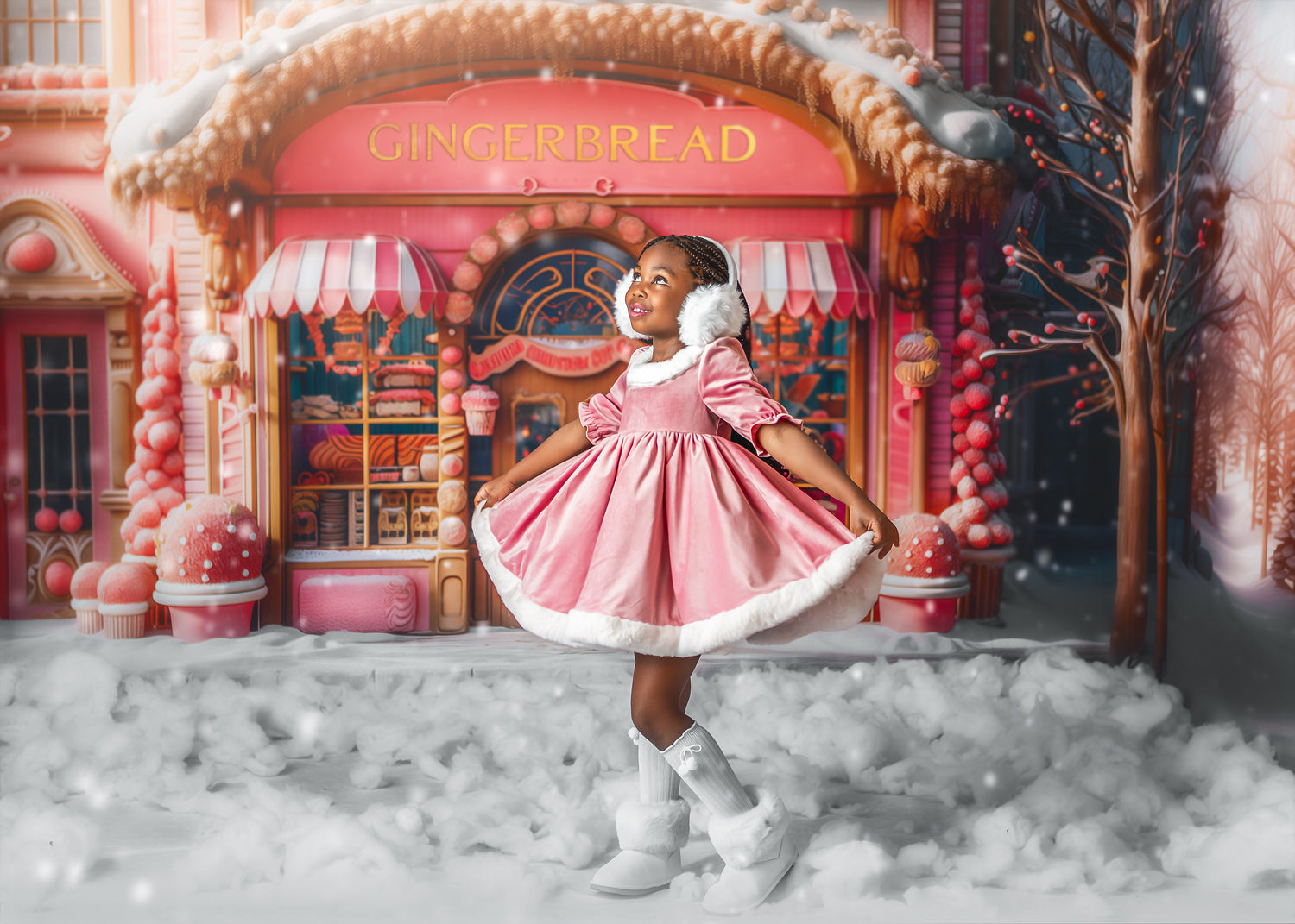 Pink Gingerbread Shop