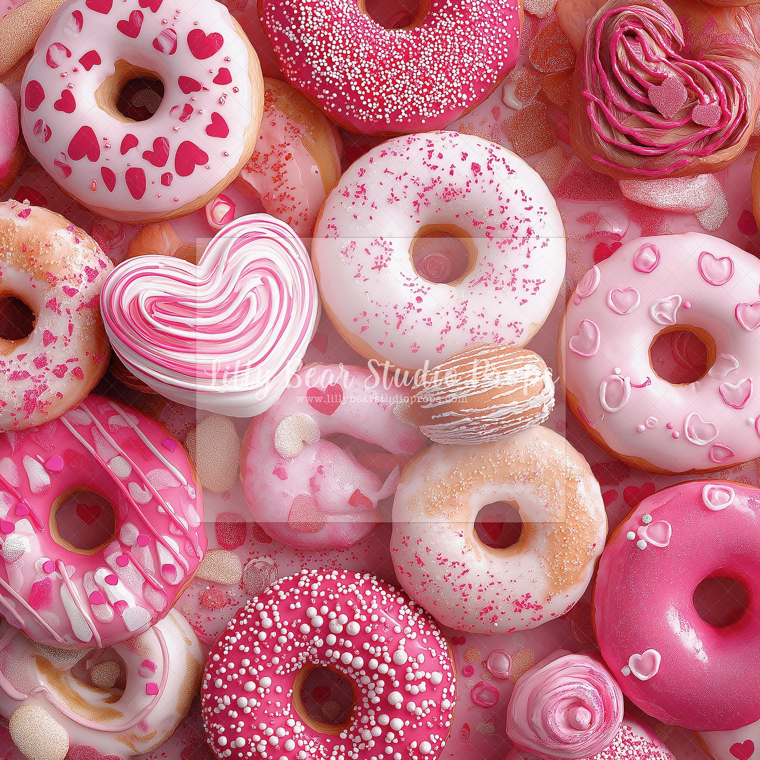 Pink Sprinkle Doughnut Dream