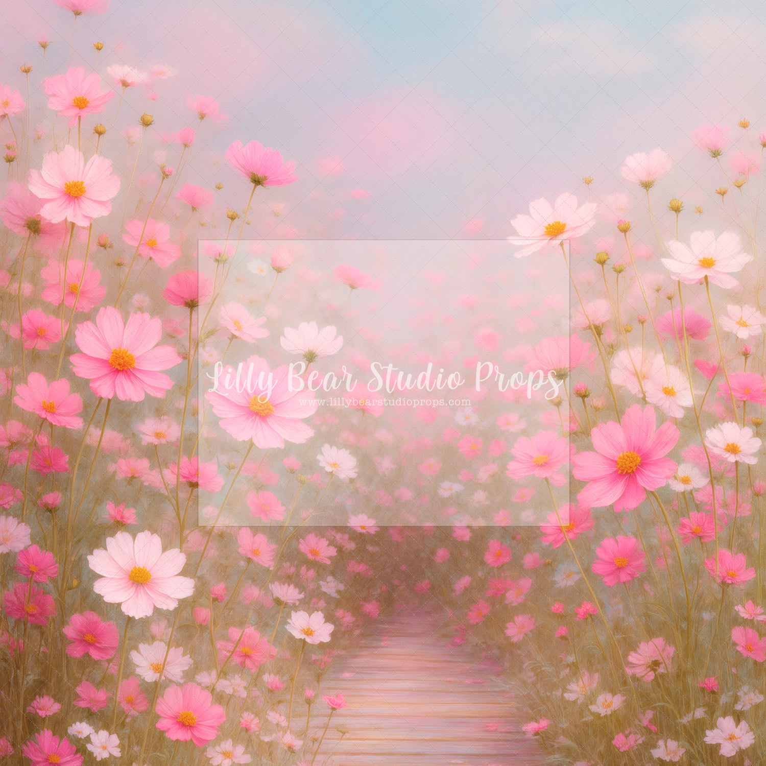 Pink garden path - Sweep Options