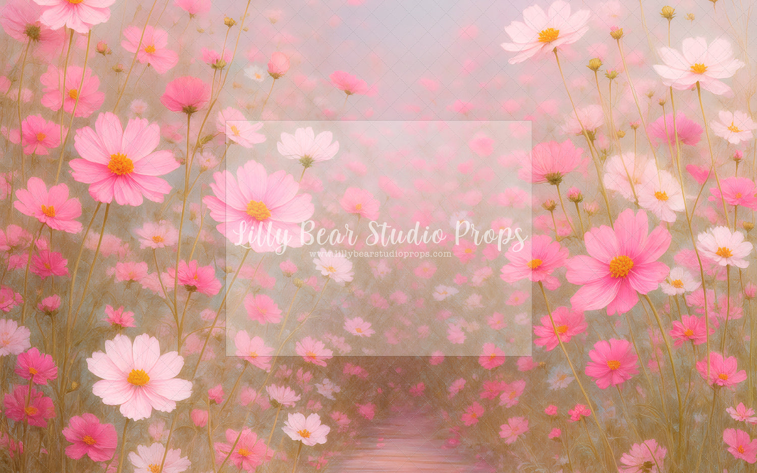 Pink garden path - Sweep Options