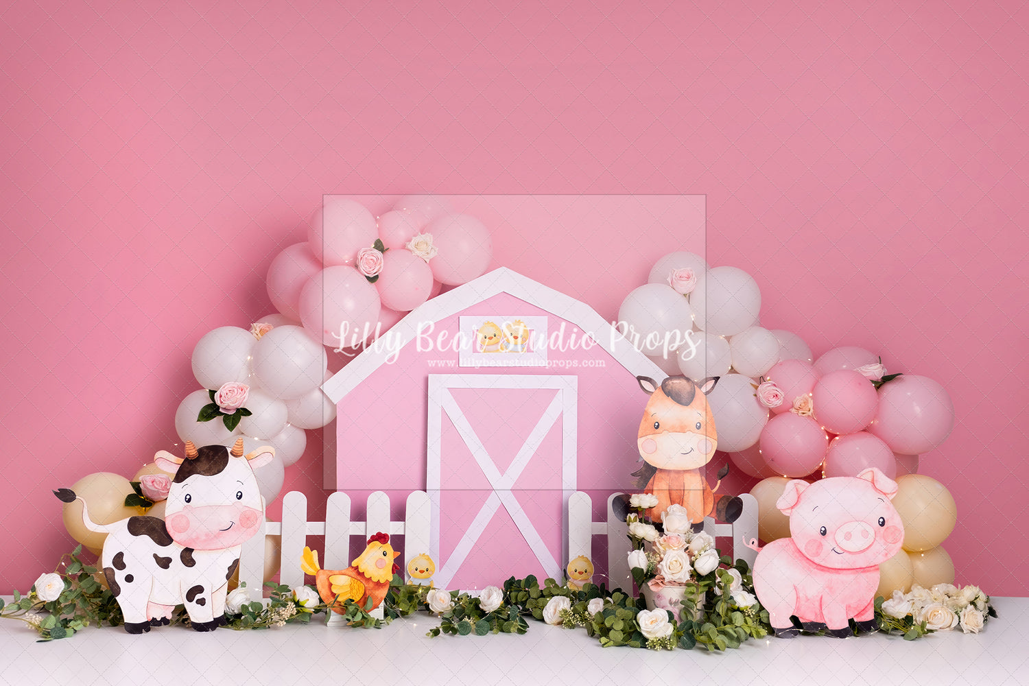 Pinky Pink Barn and Friends