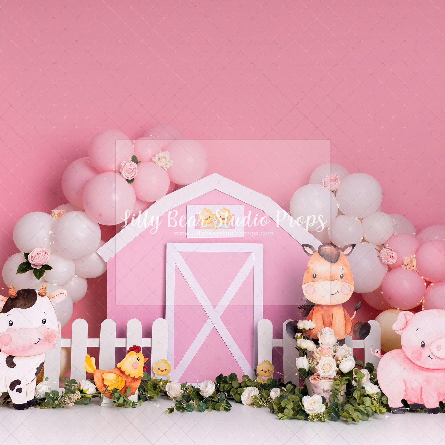 Pinky Pink Barn and Friends