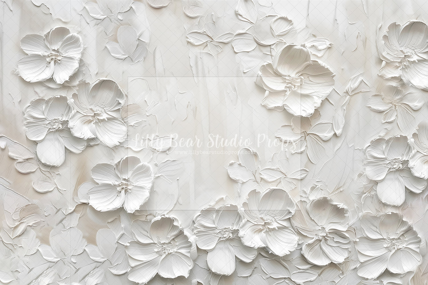 Plaster Floral Texture