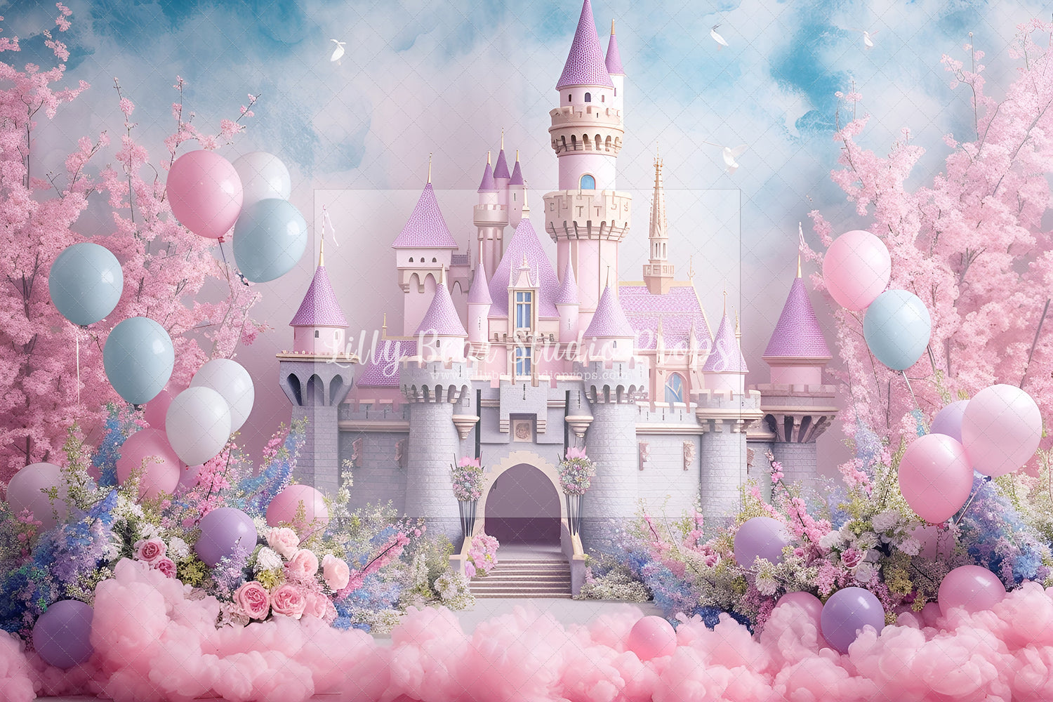 Prince Palace and Cherry Blossoms