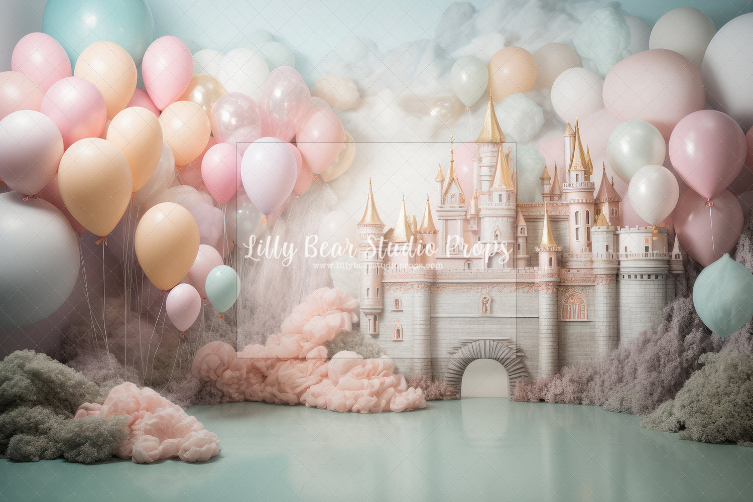 Princess Castle with Balloons