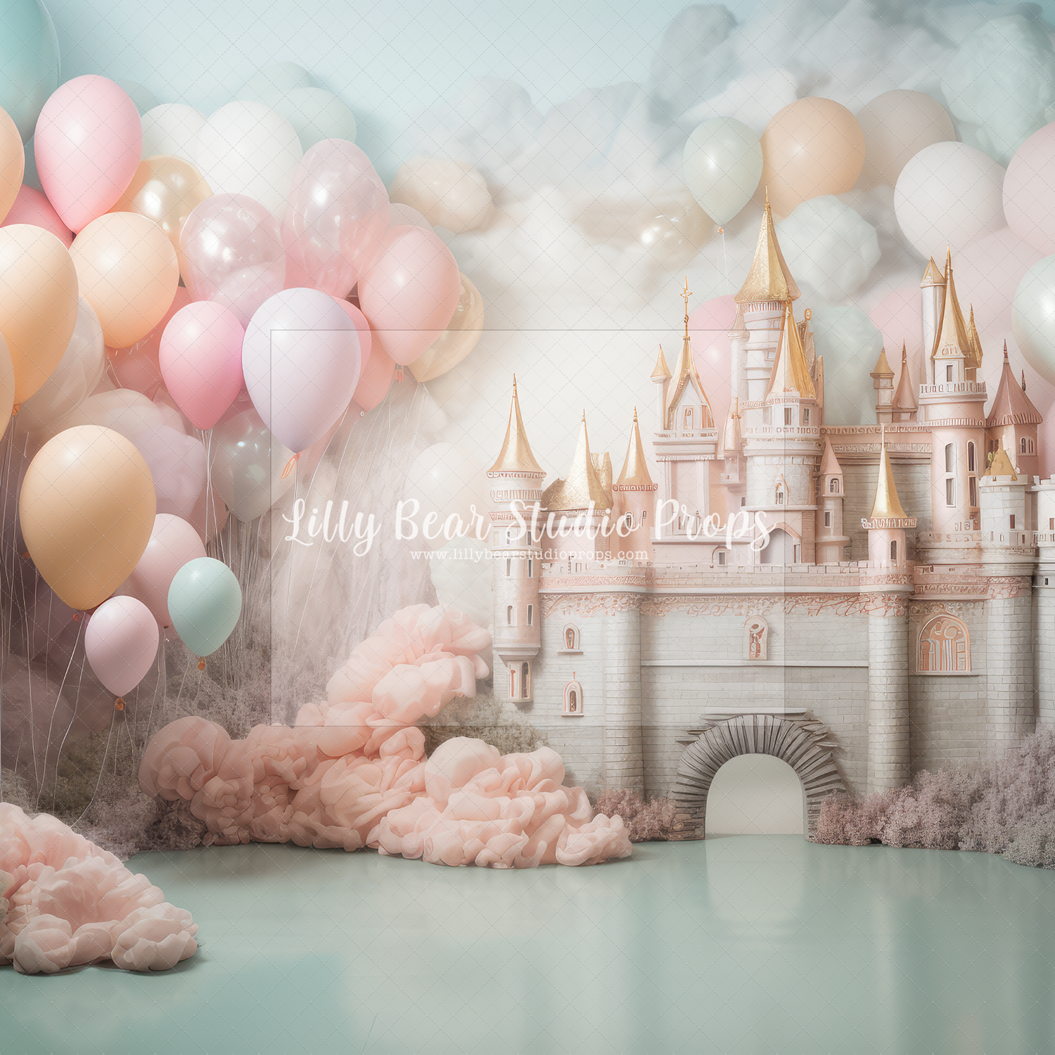 Princess Castle with Balloons