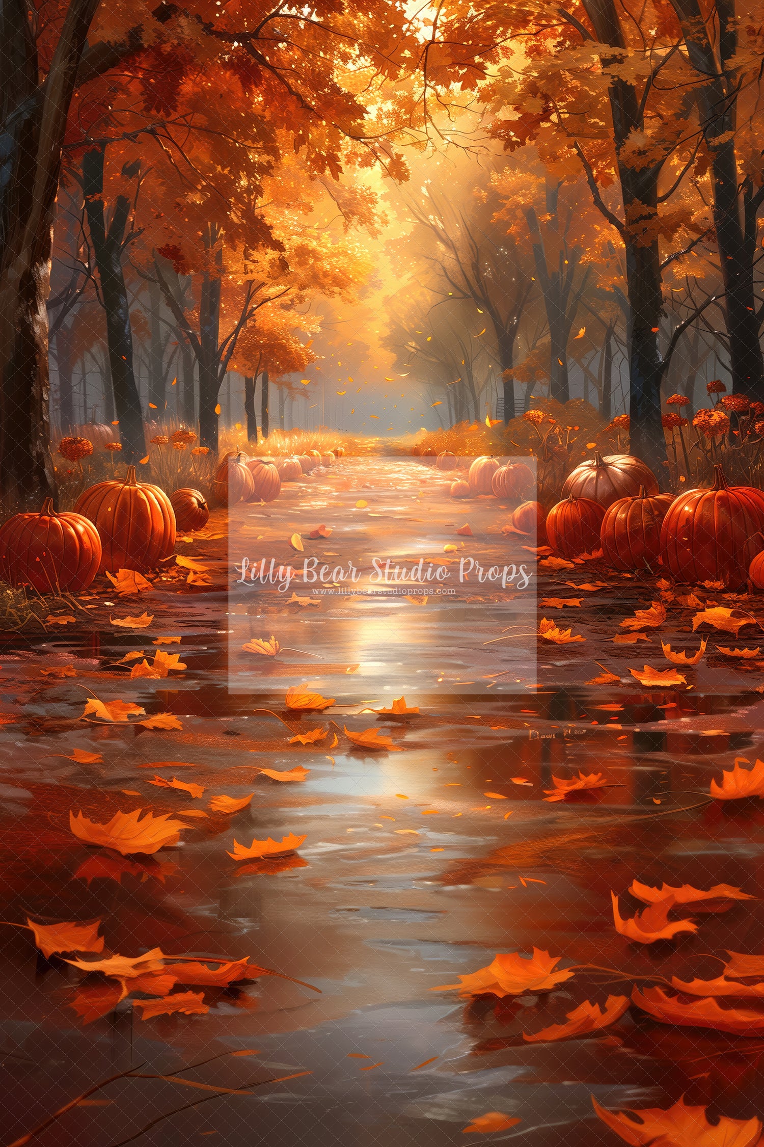 Pumpkin Fall Walk- Sweep Option