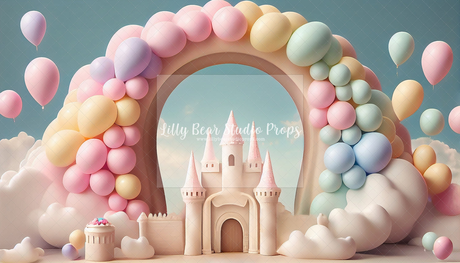 Rainbow Castle in the sky