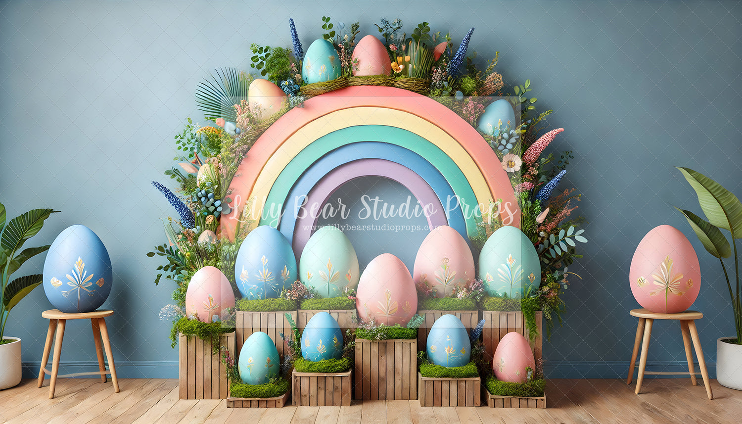Rainbow Easter Egg Hunt