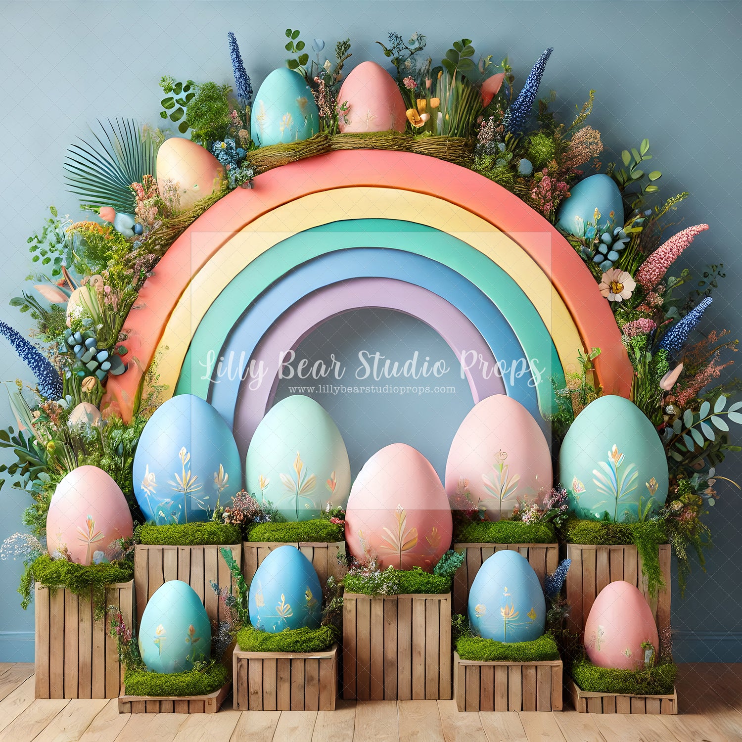 Rainbow Easter Egg Hunt