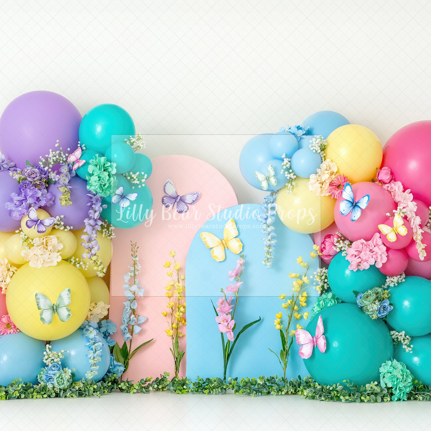 Rainbow Spring Balloons
