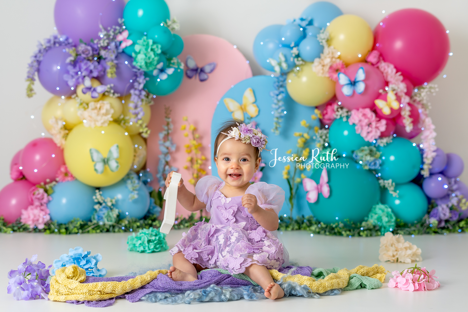 Rainbow Spring Balloons