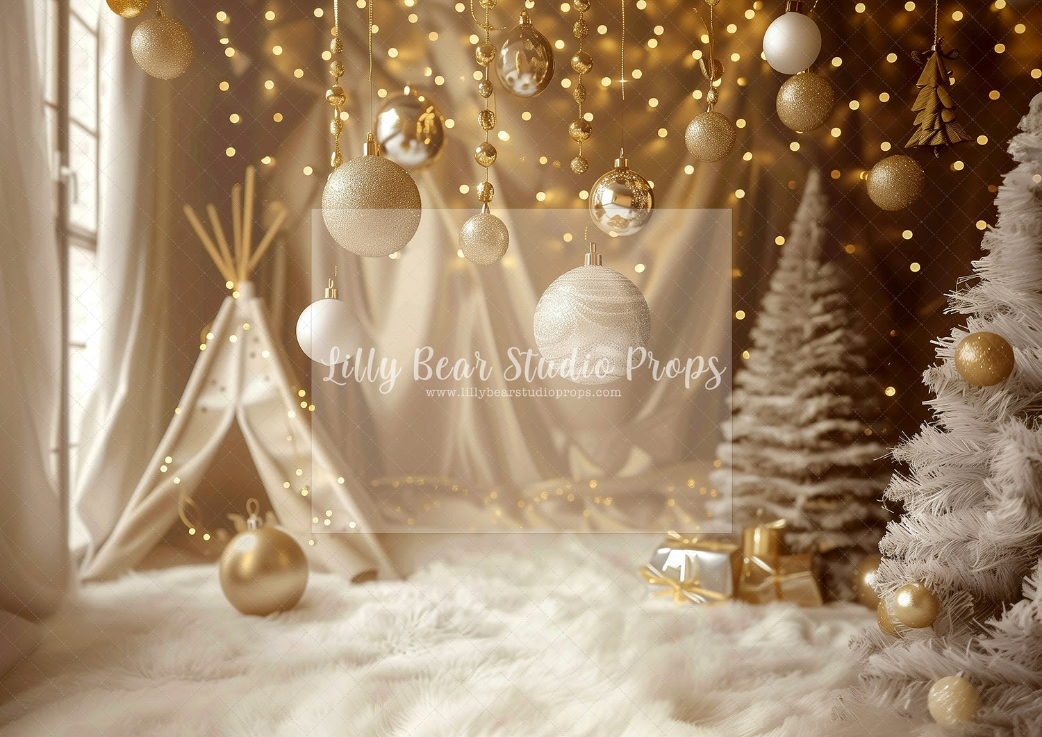 Raining Gold Baubles