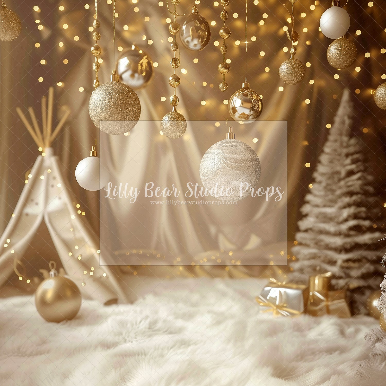 Raining Gold Baubles