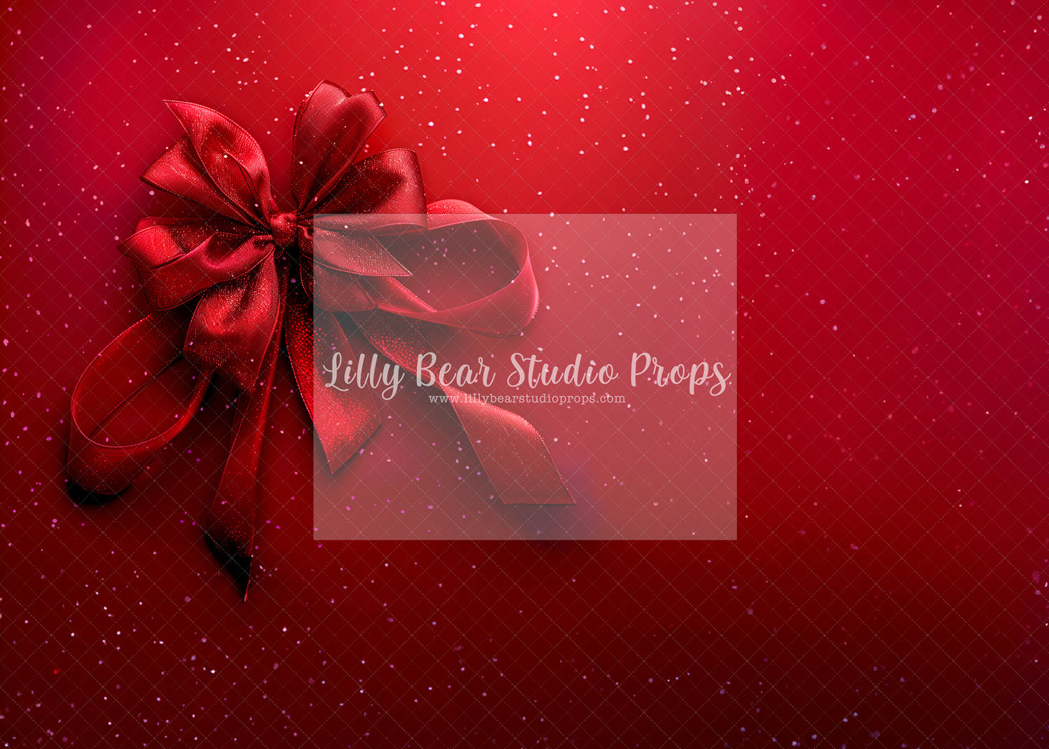 Red Glitter Bow