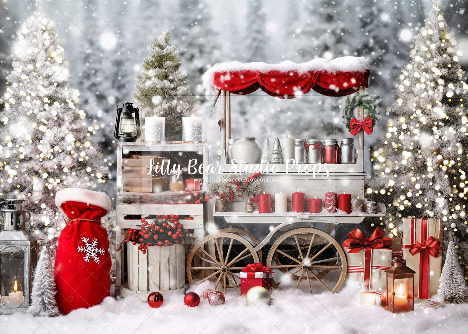 Red White Cart