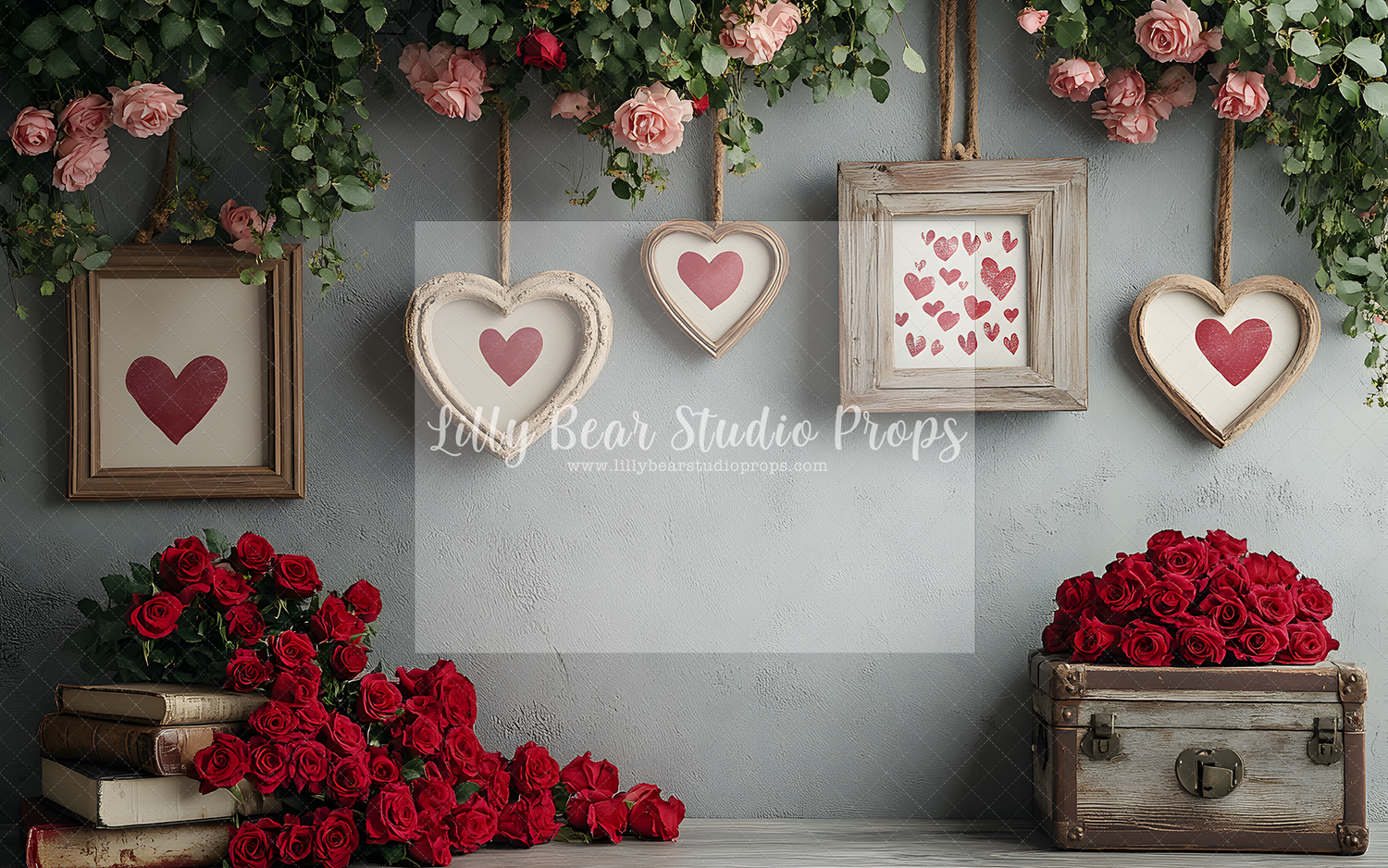Roses, Hearts and Frames
