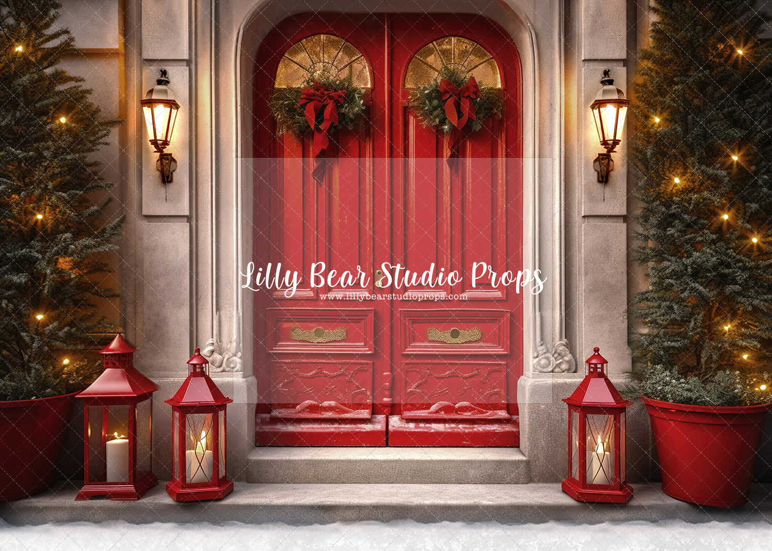 Ruby Christmas Snow Doors