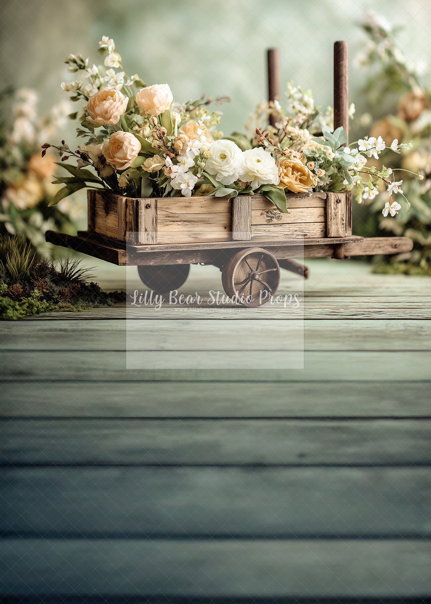 Rustic Bloom Wagon - Sweep Option