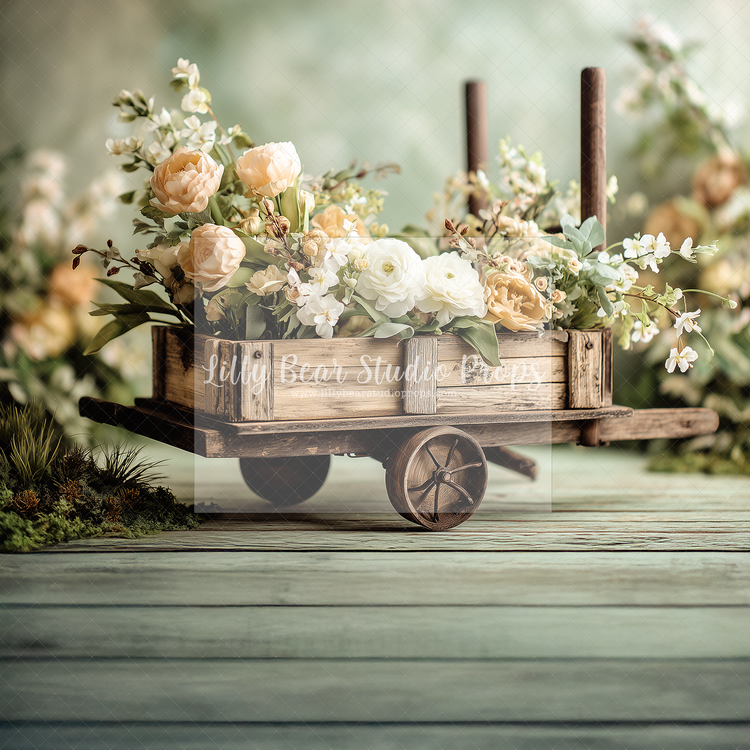 Rustic Bloom Wagon - Sweep Option
