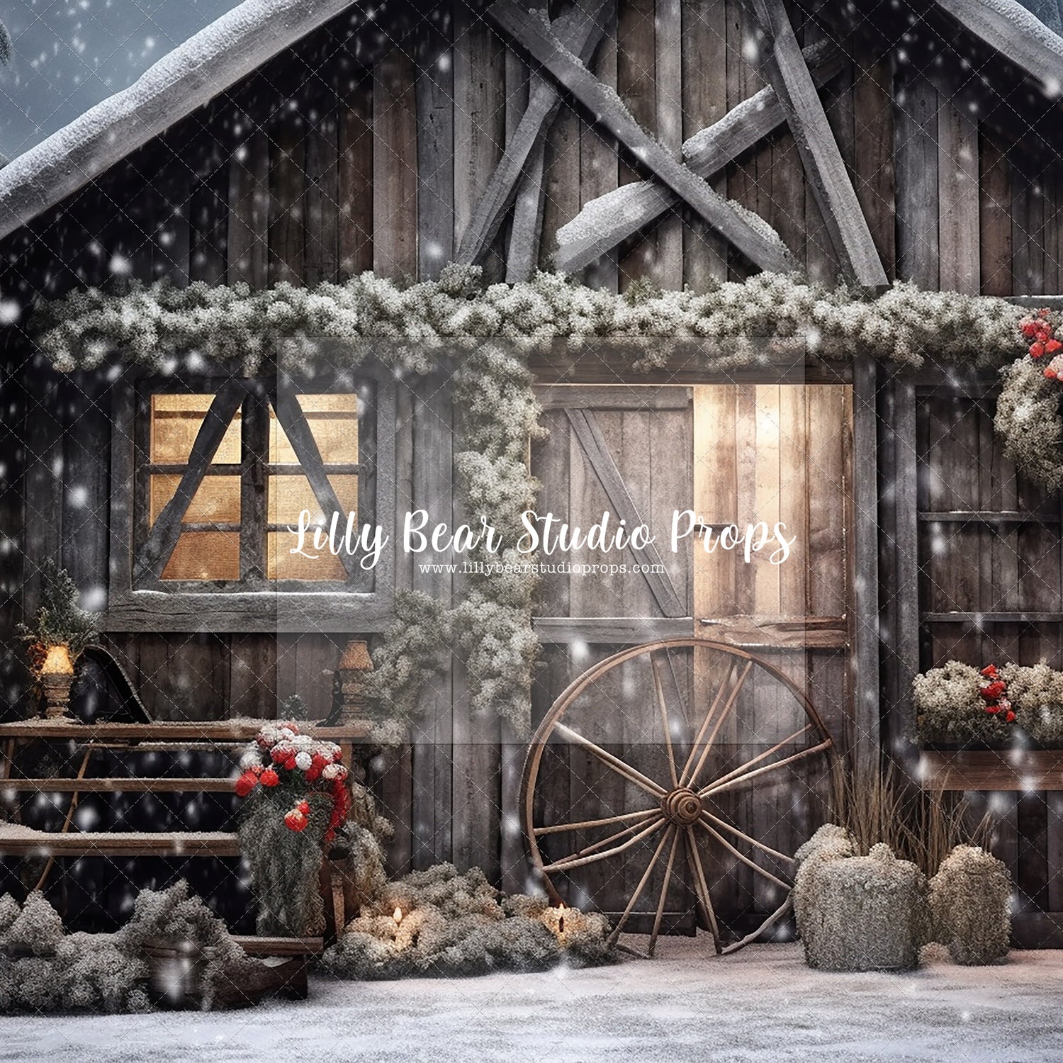 Rustic Cabin Blizzard