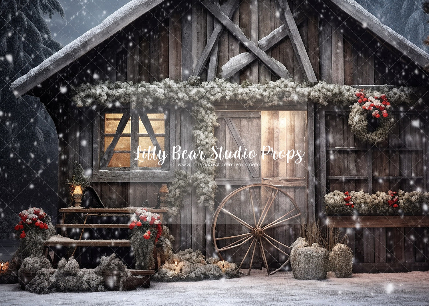 Rustic Cabin Blizzard