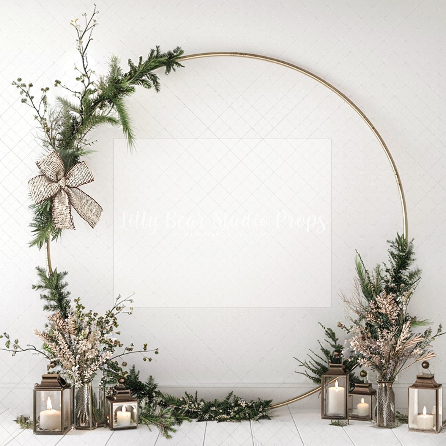 Rustic Christmas Hoop