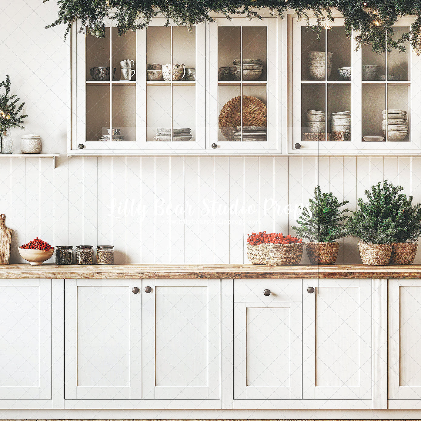 Rustic Christmas Kitchen