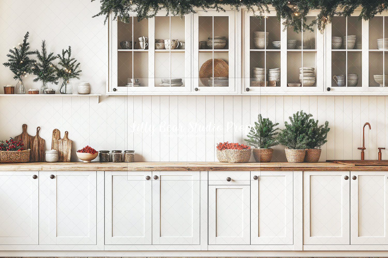Rustic Christmas Kitchen