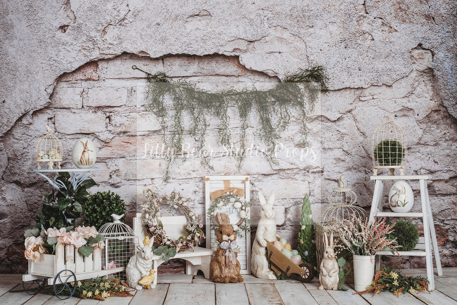 Rustic Easter Wall