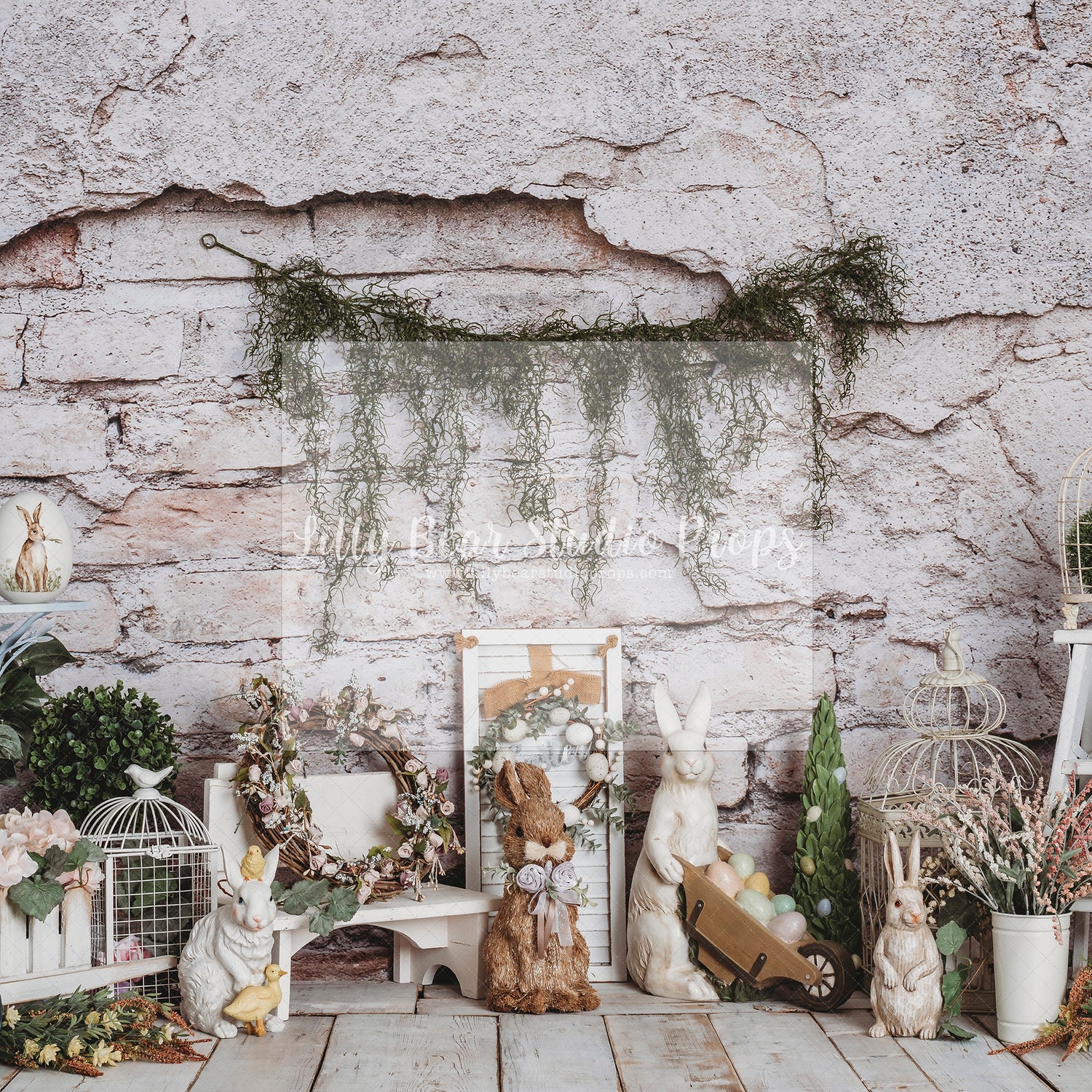Rustic Easter Wall
