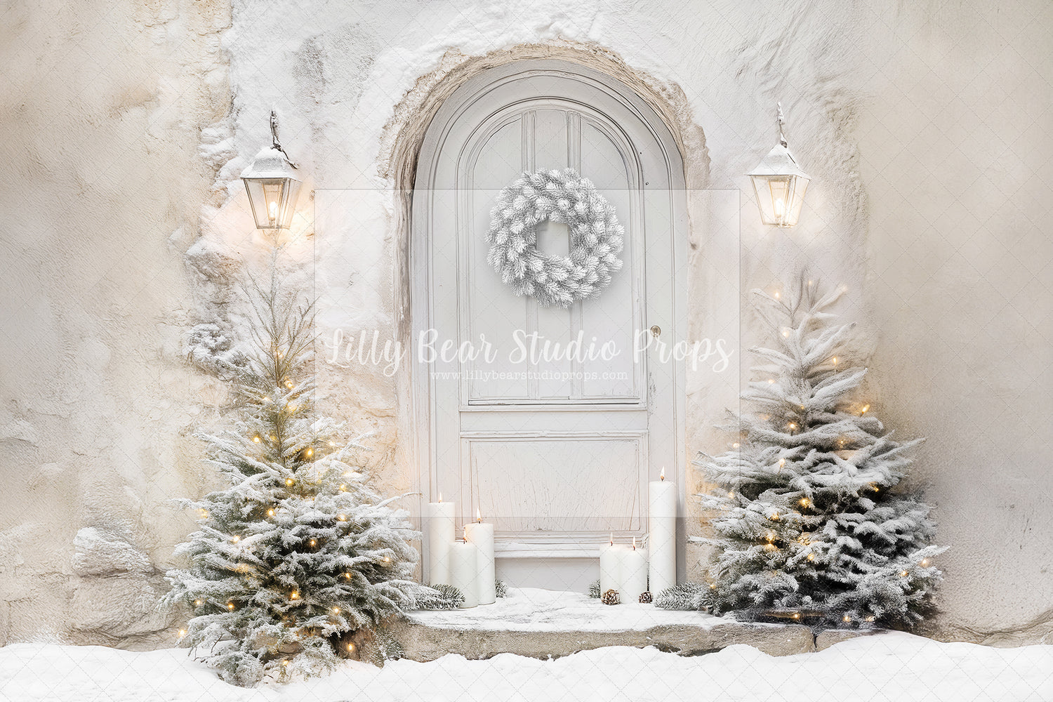 Rustic Elegance Christmas Door