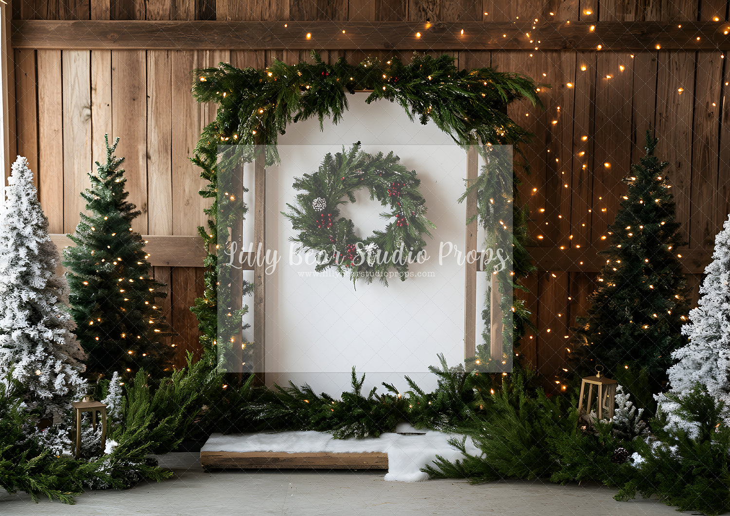 Rustic Garland Entry