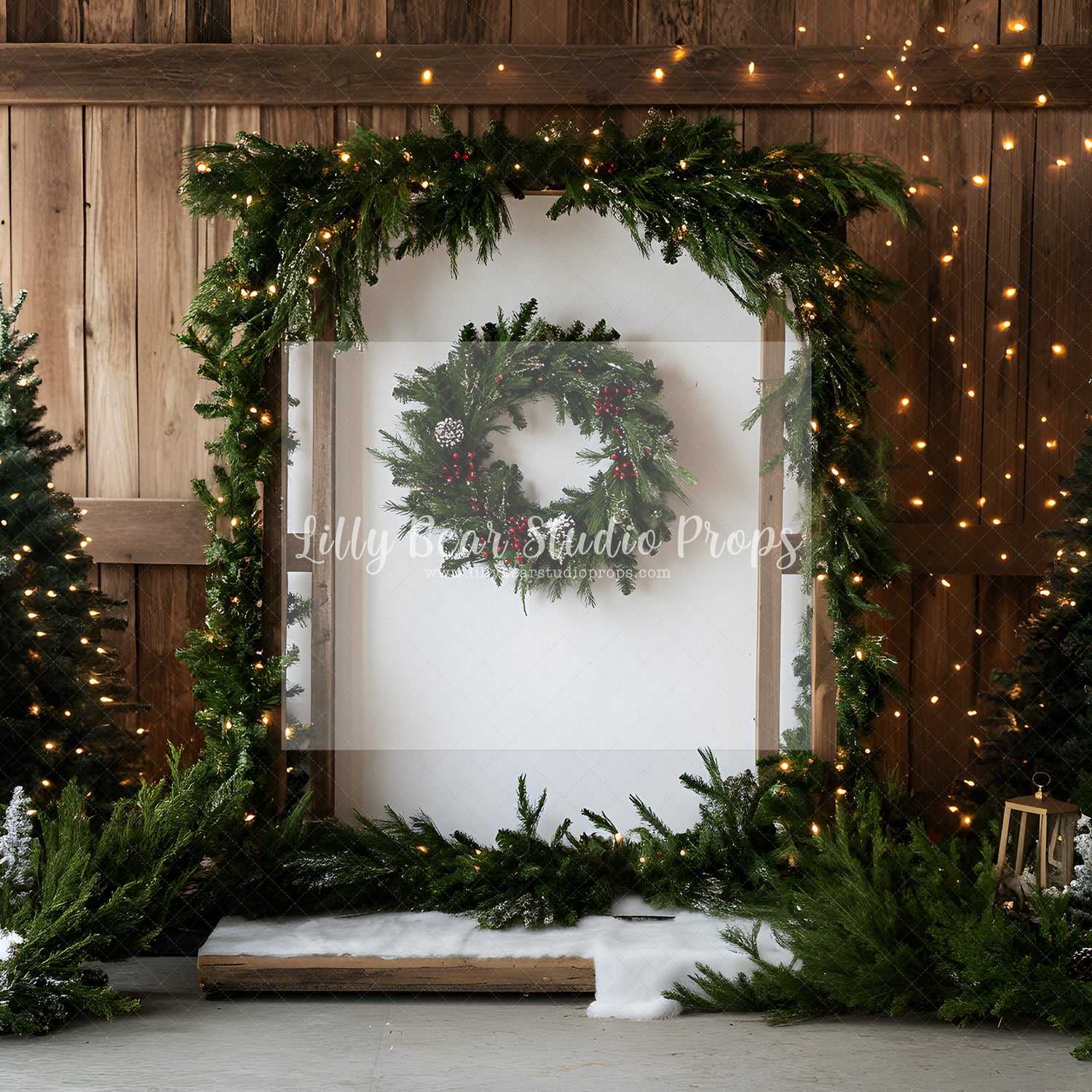 Rustic Garland Entry