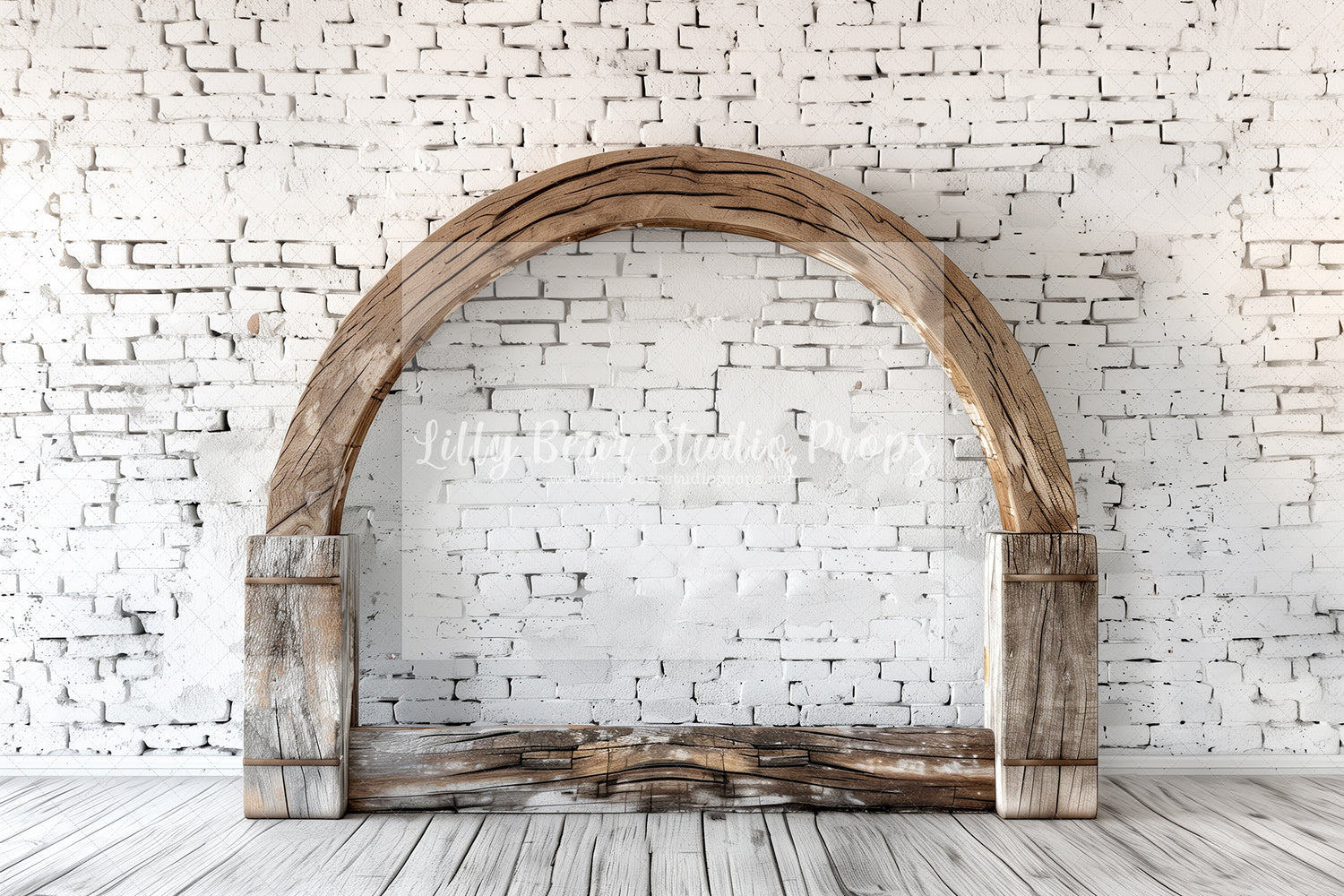 Rustic Timber Arch Frame - Tester