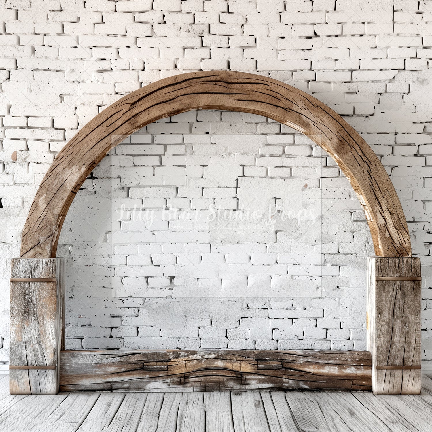 Rustic Timber Arch Frame - Tester