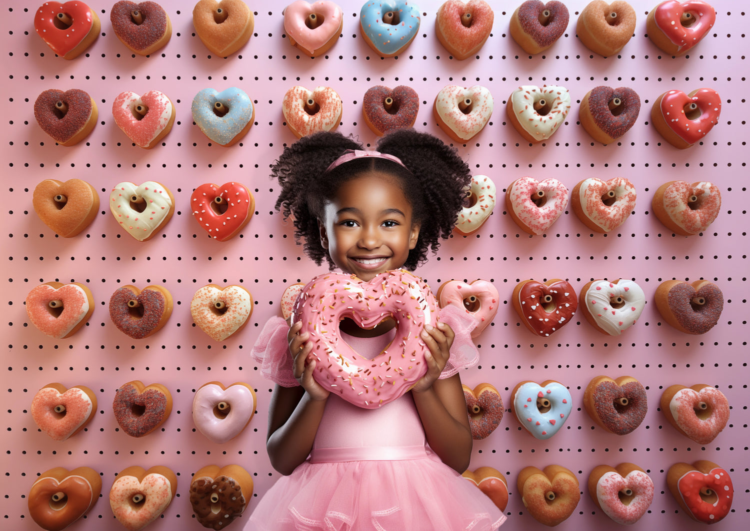 Donut Heart Wall