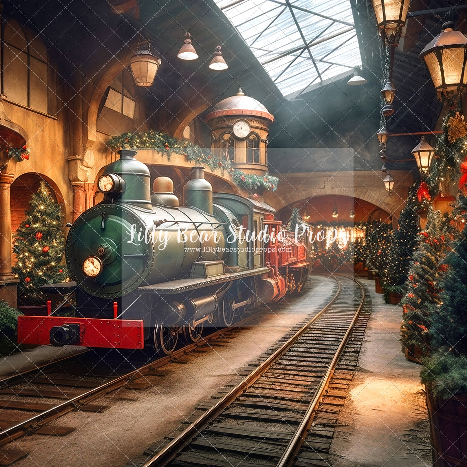 Santa's Cozy Train Stop