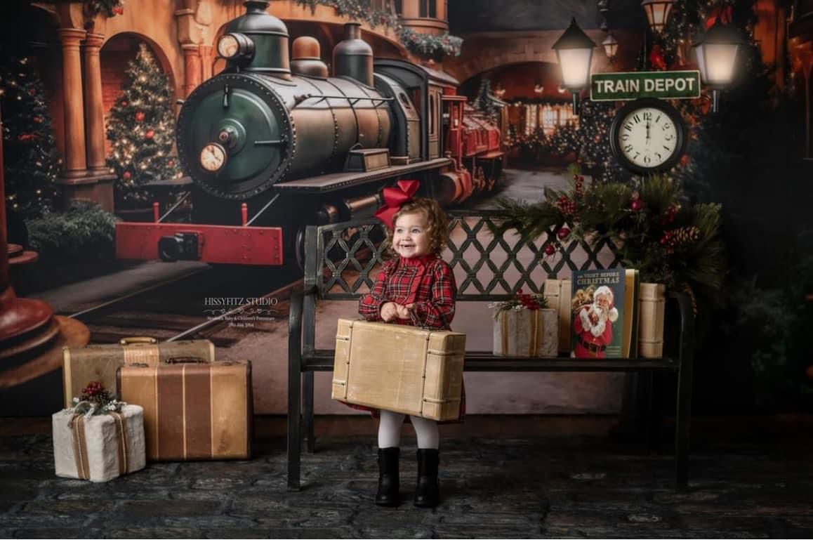 Santa's Cozy Train Stop