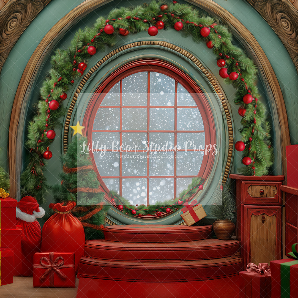 Santa's North Pole Window